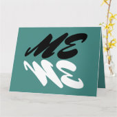 私たち カード (黄色い花)