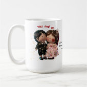 私たち コーヒーマグカップ (左)