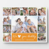 私たち♥パパ写真コラージュ フォトプラーク (正面)