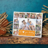 私たち♥パパ写真コラージュ フォトプラーク (側面)