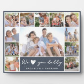 私たち♥パパ写真コラージュ フォトプラーク (正面)