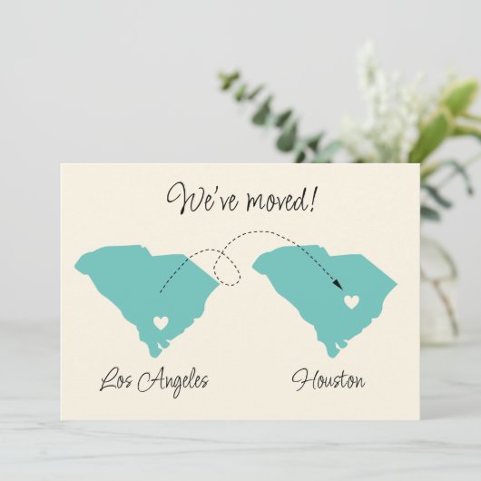 私たち、引っ越しました！州から州へのお知らせ２　SC 案内状 (スタンド正面)