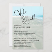 私たち、駆け落ちしました！波紋の砂アクアウォータービーチイベント 招待状 (正面)