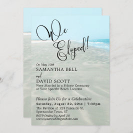 私たち、駆け落ちしました！波紋の砂アクアウォータービーチイベント 招待状