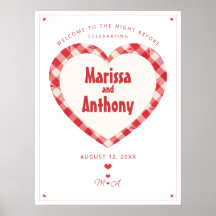 私たち、BBQカジュアル vintage ギンガムのリハーサルディナー