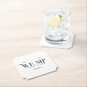 私たちSIPワインクラブカスタムクレスト洗練 ペーパーコースター (インサイチュ)