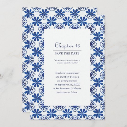 私たもっとも偉大ちの人生の章 セーブザデート (正面/裏面)