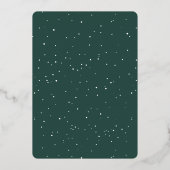 私た忘れちは |クリスマスフォト 箔シーズンカード (裏面)