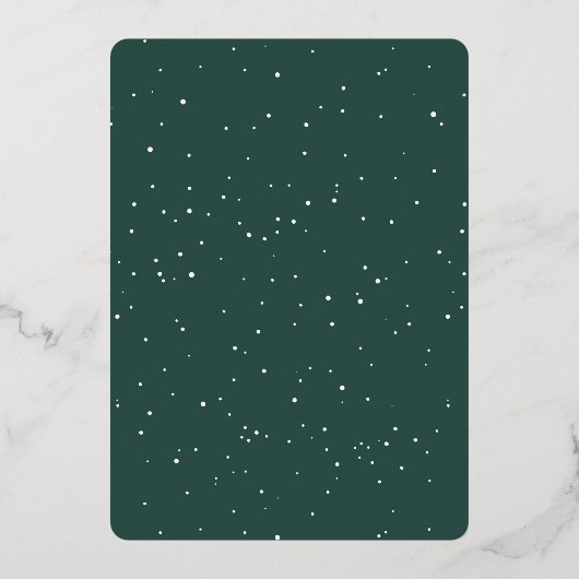 私た忘れちは |クリスマスフォト 箔シーズンカード (裏面)