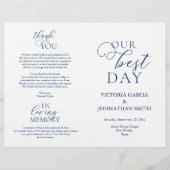 私た最高のちの式結婚折り畳みプログラム (正面)