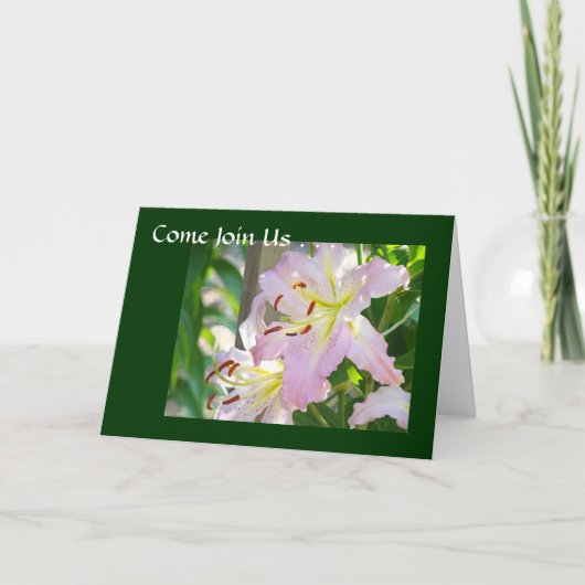 私た来ちに参加…カスタムイベント招待状 招待状 (正面)