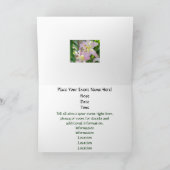 私た来ちに参加…カスタムイベント招待状 招待状 (内部)