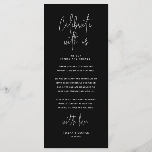 私た祝ち、設定サンキューカードを配置 プログラム (正面)