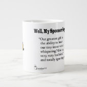 私た素晴らしちの贈り物… ジャンボコーヒーマグカップ (正面)