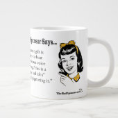 私た素晴らしちの贈り物… ジャンボコーヒーマグカップ (右)