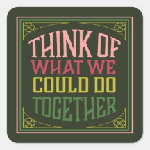 私た考えちの一緒にできる事について