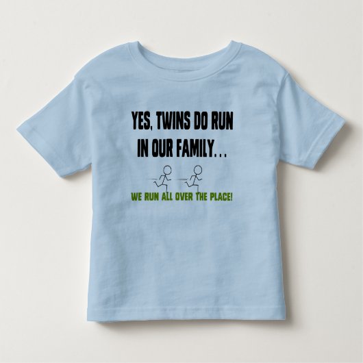 私た走ち全員で！ トドラーTシャツ (正面)