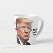 「私だけにこんなことができる」ラテマグカップ カフェラテマグ (右アングル)