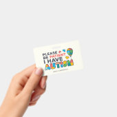 私だけのもの 私は自閉症です バッジ (手持ち)