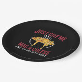 私だけ与えのMac&チーズと誰も傷つけない ペーパープレート (アングル)