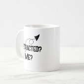 私だけ？気が散るのは ADHDを笑いに変えるマグカップ コーヒーマグカップ (正面左)