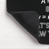 私だってそれは許せない 数学ティーシャツ マウスパッド (コーナー)