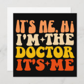 私だよ、こんにちは、私はドクターだよ、私だよ 招待状 (正面/裏面)