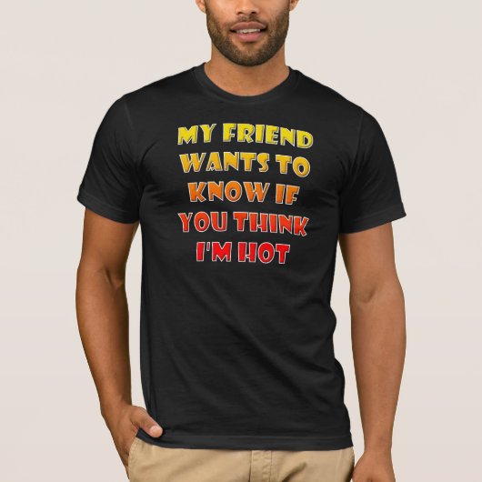 私ってカッコイイ?おもしろTシャツ Tシャツ (正面)