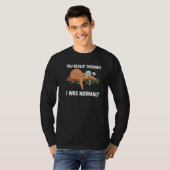 私って普通だと思ってたでしょ ルーズな動物たち Tシャツ (正面フル)