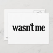 私ではない ポストカード (正面/裏面)