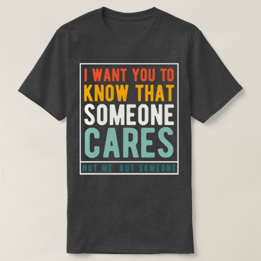 私ではなくSと気にいう人を知ってほしい Tシャツ (デザイン正面)