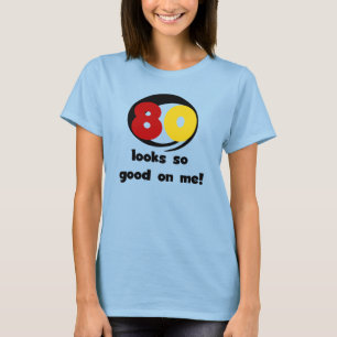 私でよい80の一見そうTシャツおよびギフト Tシャツ