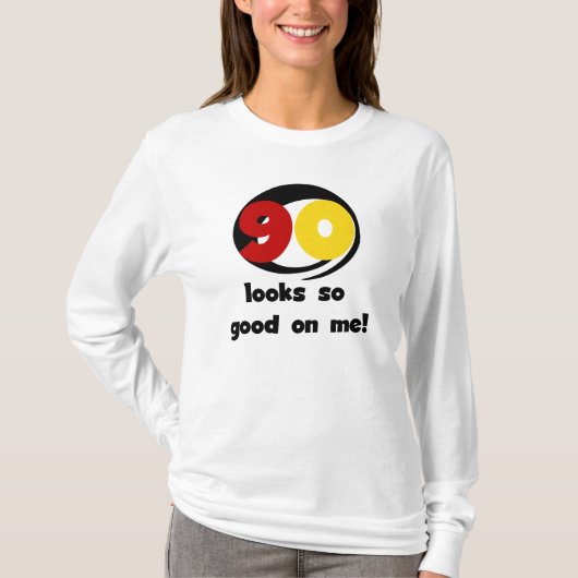 私でよい90の一見そうTシャツおよびギフト Tシャツ (正面)