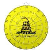 私でガズデンの旗を踏まないで下さい ダーツボード (正面)