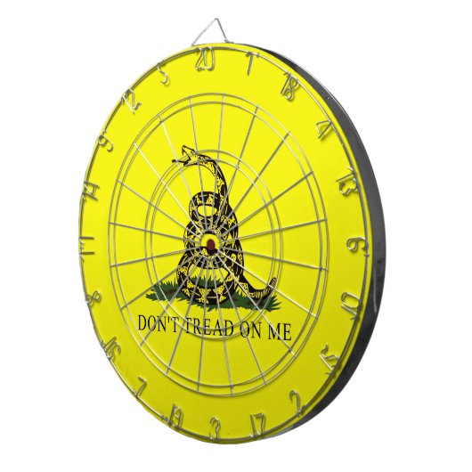 私でガズデンの旗を踏まないで下さい ダーツボード (正面右)