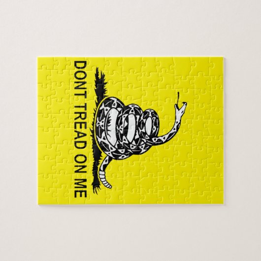 私でガズデンの旗シリーズを踏まないで下さい ジグソーパズル (横)