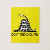 私でガズデンの旗シリーズを踏まないで下さい ジグソーパズル (縦)