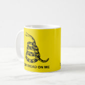 私でマグを踏まないで下さい コーヒーマグカップ (正面左)