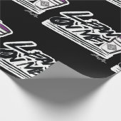 私で二重コップの無光沢の包装紙を傾かせて下さい ラッピングペーパー (角)