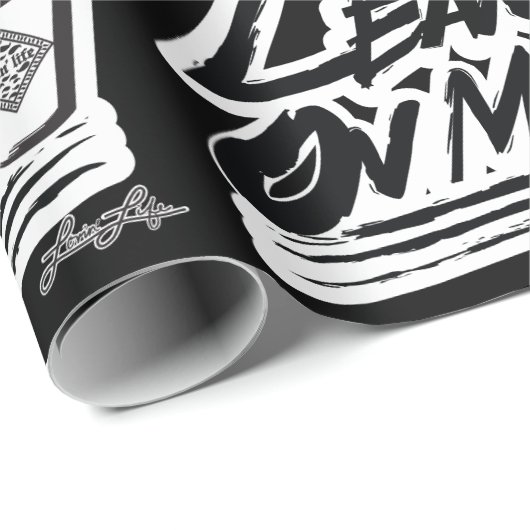 私で二重コップの無光沢の包装紙を傾かせて下さい ラッピングペーパー (ロールコーナー)