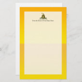 私で旗を踏まないで下さい 便箋 (正面/裏面)