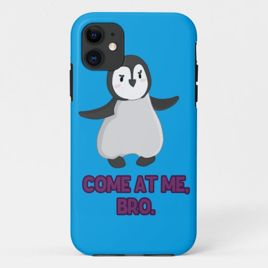 私で来られる、Broのペンギン Case-Mate iPhoneケース (裏面)