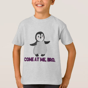 私で来られる、Broのペンギン Tシャツ