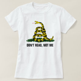 私で読はだめだ Tシャツ