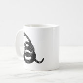 私で踏まないで下さい コーヒーマグカップ (正面左)