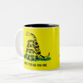私で踏まないで下さい ツートーンマグカップ (正面左)