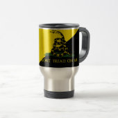 私で踏まないで下さい トラベルマグ (正面右)