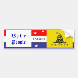 私で踏まないで下さい バンパーステッカー