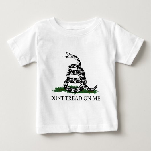 私で踏まないで下さい ベビーTシャツ (正面)
