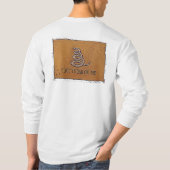 私で踏まないで下さい Tシャツ (裏面)